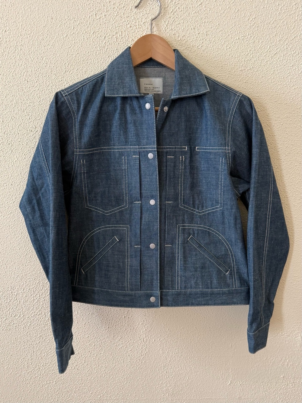W'MENSWEAR Engineer's Workwear Jacket in Japanese Selvedge Denim S